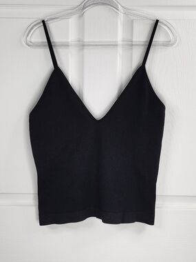 Paper + Tee Seamless Ribbed V-Neck Cami Top | Size 2X/3X